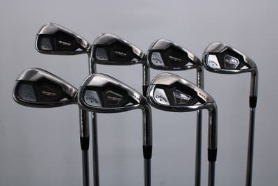 Callaway Rogue ST Max OS Iron Set 6-PW GW AW Project X Rifle 5.5 Steel Regular Right Handed 37.25in