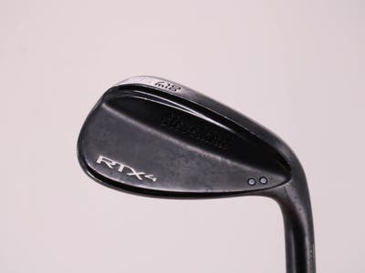 Cleveland RTX 4 Black Satin Wedge Sand SW 56° 10 Deg Bounce Dynamic Gold Tour Issue S400 Steel Stiff Right Handed 35.5in
