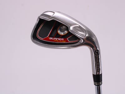 TaylorMade Burner Plus Single Iron Pitching Wedge PW Stock Steel Shaft Steel Stiff Right Handed 36.5in