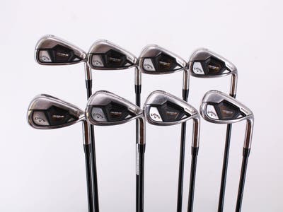 Callaway Rogue ST Max OS Iron Set 6-PW GW SW Accra I Series Graphite Senior Right Handed 37.75in