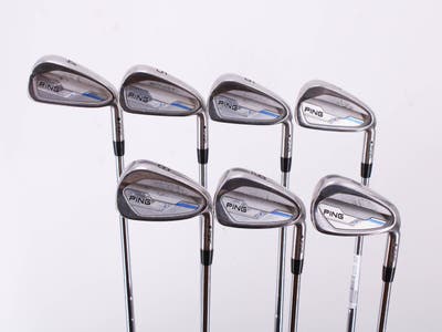 Ping 2015 i Iron Set 4-PW Ping CFS Distance Steel Stiff Right Handed Black Dot 38.0in