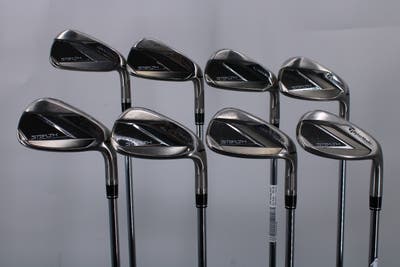TaylorMade Stealth Iron Set 5-PW GW SW FST KBS MAX 85 Steel Stiff Right Handed 38.0in