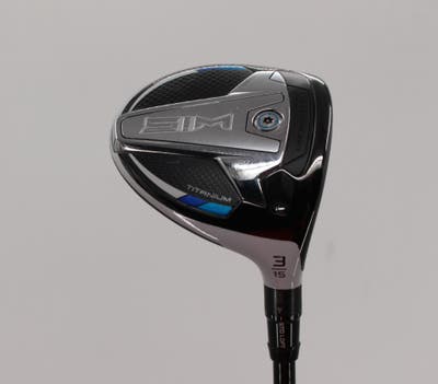 TaylorMade SIM Ti Fairway Wood 3 Wood 3W 15° PX HZRDUS Smoke Red RDX 75 6.0 Graphite Stiff Right Handed 43.25in