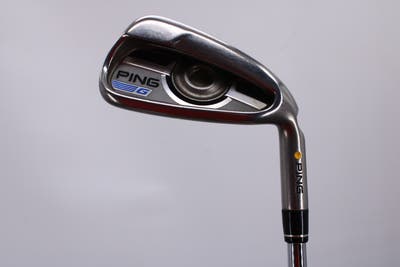 Ping 2016 G Single Iron 7 Iron True Temper Dynamic Gold Steel Stiff Right Handed Yellow Dot 37.25in