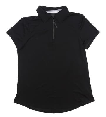 New Womens Belyn Key BK Cap Sleeve Polo X-Small XS Onyx MSRP $108