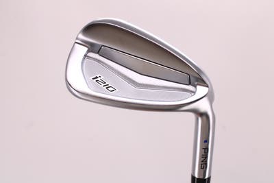 Mint Ping i210 Single Iron 9 Iron FST KBS Tour 120 Steel Stiff Right Handed Blue Dot 36.25in