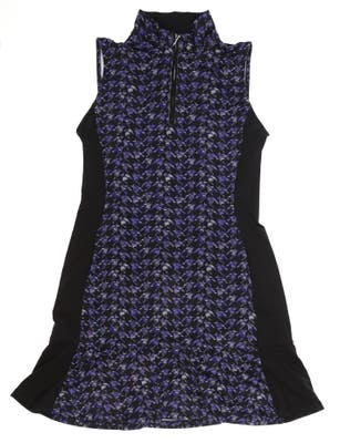 New Womens EP NY Sleeveless Houndstooth Print Dress X-Small XS Black Multi MSRP $134
