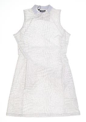 New Womens J. Lindeberg Nena Sleeveless Print Golf Dress Small S Micro Chip Croco MSRP $155