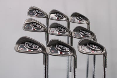 Ping i15 Iron Set 3-PW GW FST KBS Tour Steel Stiff Right Handed Green Dot 38.0in