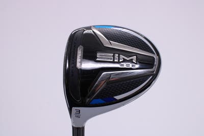TaylorMade SIM MAX Fairway Wood 3 Wood 3W 15° UST Competition 65 Series Graphite Stiff Left Handed 42.75in