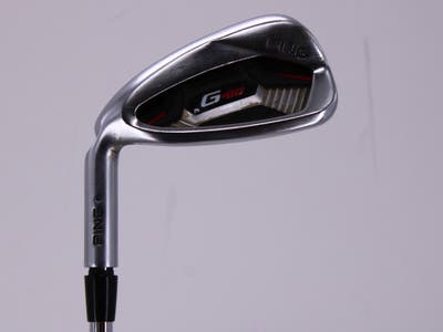 Ping G410 Single Iron 8 Iron Dynalite Gold 120 S300 Steel Stiff Left Handed Blue Dot 36.75in