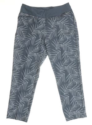 New Womens Adidas Golf Crop Pants Medium M Gray MSRP $78 DZ6389