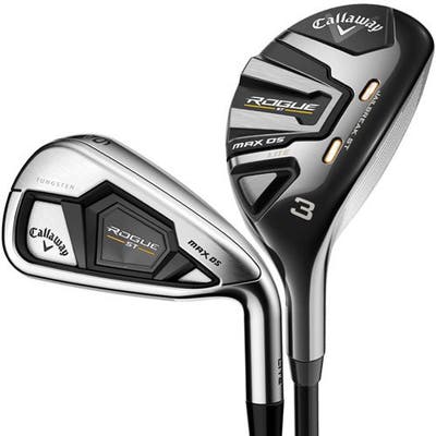 New Callaway Rogue ST Max OS Lite Combo Iron Set 4H 5H 6-PW SW Project X Cypher 40 Graphite Ladies Right Handed 36.75in