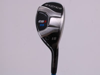 Tour Edge Exotics CBX 119 Hybrid 2 Hybrid 18° Project X Even Flow Blue 85 Graphite Stiff Right Handed 41.5in