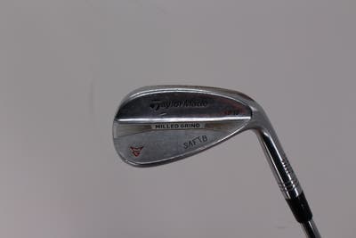 TaylorMade Milled Grind Satin Chrome Wedge Lob LW 60° 10 Deg Bounce FST KBS Tour FLT Steel Stiff Right Handed 35.0in