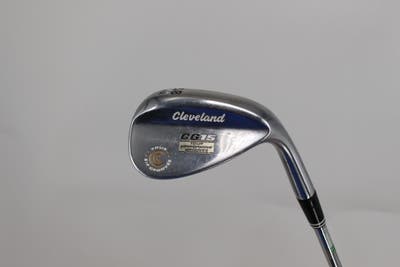 Cleveland CG15 Satin Chrome Wedge Lob LW 58° 12 Deg Bounce Cleveland Traction Wedge Steel Wedge Flex Right Handed 35.5in