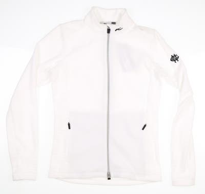 New W/ Logo Womens KJUS Maxima Jacket X-Small XS White MSRP $250 LG24-100