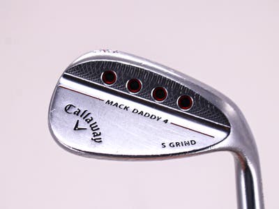 Callaway Mack Daddy 4 Chrome Wedge Sand SW 56° 10 Deg Bounce Dynamic Gold Tour Issue S200 Steel Wedge Flex Right Handed 35.0in
