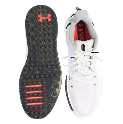 New W/O Box Mens Golf Shoe Under Armour UA HOVR Drive Spikeless Extra Wide 9 White MSRP $140 3025071-100