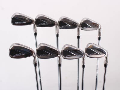 TaylorMade Stealth Iron Set 4-5H 5-6H 6-PW GW FST KBS MAX 85 MT Steel Stiff Right Handed 38.25in