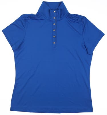 New Womens Tail Golf Polo Medium M Blue MSRP $86