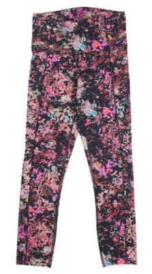 New Womens Lululemon Fast and Free High Rise Cropped Leggings 4 Multi MSRP $118