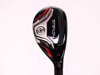 TaylorMade Stealth Plus Rescue Hybrid 4 Hybrid 22° PX HZRDUS Smoke Red RDX 70 Graphite Regular Right Handed 40.0in