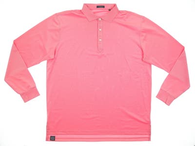 New Mens Turtleson Long Sleeve Golf Polo XX-Large XXL Pink MSRP $105