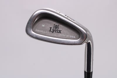 Lynx Parallax Single Iron Pitching Wedge PW Stock Steel Shaft Steel Regular Right Handed 35.5in