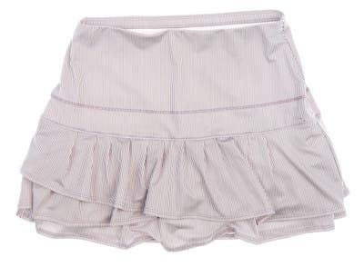 New Womens Lucky In Love Golf Skort Small S Purple/White MSRP $92