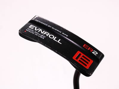 Evnroll ER2 Mid Blade Black Putter Slight Arc Steel Right Handed 35.0in