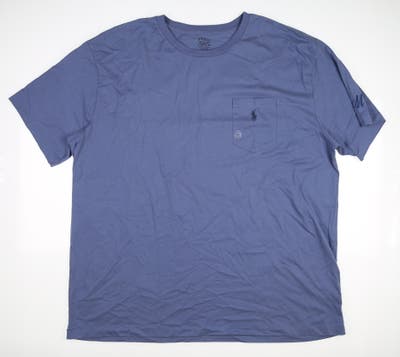 New W/ Logo Mens Ralph Lauren T-Shirt XX-Large XXL Blue MSRP $50