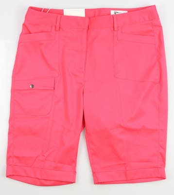 New Womens Greg Norman Shorts 8 Pink MSRP $75