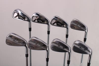 Callaway Apex Pro 21 Iron Set 4-PW GW Dynamic Gold Tour Issue X100 Steel X-Stiff Right Handed 38.0in