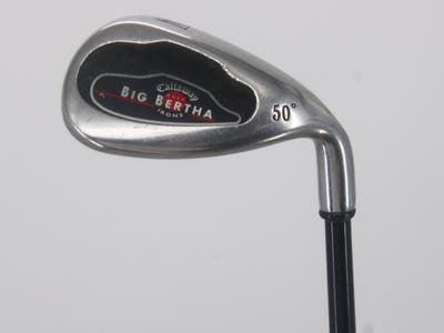 Callaway 2004 Big Bertha Single Iron Pitching Wedge PW 50° Callaway RCH 75i Graphite Stiff Right Handed 35.0in