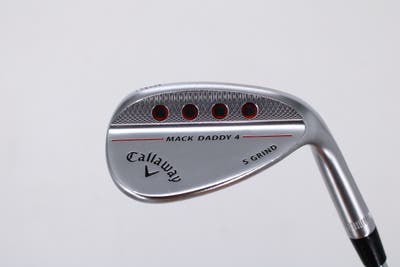 Callaway Mack Daddy 4 Chrome Wedge Lob LW 58° 10 Deg Bounce S Grind Dynamic Gold Tour Issue S200 Steel Wedge Flex Right Handed 35.0in