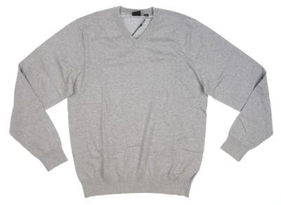 New Mens Dunning Golf Sweater Large L Gray Heather MSRP $250