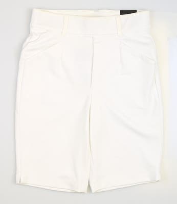 New Womens Nike Dri-Fit Golf Shorts Medium M White MSRP $80