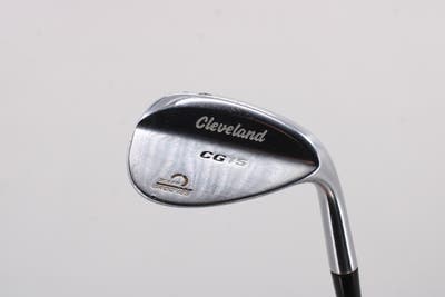 Cleveland CG15 Satin Chrome Wedge Sand SW 56° 14 Deg Bounce Cleveland Action Ultralite 50 Steel Wedge Flex Right Handed 35.5in