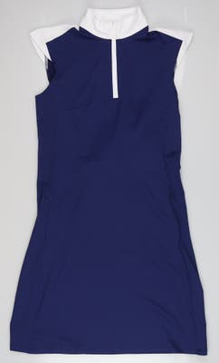 New Womens San Soleil Sleeveless Golf Dress Small S Navy Blue MSRP $135