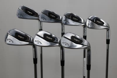 Callaway Rogue ST Pro Iron Set 5-GW Project X RIFLE 105 Flighted Steel Stiff Right Handed 38.25in