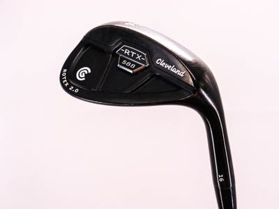 Cleveland 588 RTX 2.0 CB Black Satin Wedge Sand SW 56° 16 Deg Bounce Stock Steel Shaft Steel Ladies Right Handed 33.5in