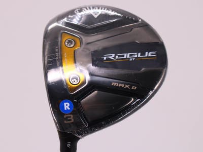 Mint Callaway Rogue ST Max Draw Fairway Wood 3 Wood 3W 16° Project X Cypher 50 Graphite Regular Left Handed 43.25in