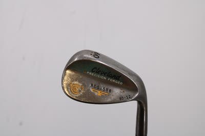 Cleveland 588 Tour Satin Chrome Wedge Lob LW 60° 12 Deg Bounce Dynamic Gold Spinner Steel Stiff Right Handed 35.0in