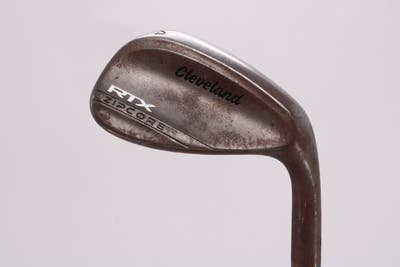 Cleveland RTX ZipCore Raw Wedge Sand SW 54° 10 Deg Bounce Dynamic Gold Spinner TI Steel Wedge Flex Right Handed 35.5in