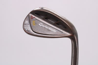 TaylorMade HI-TOE RAW Wedge Gap GW 50° 9 Deg Bounce Dynamic Gold Tour Issue S400 Steel Stiff Right Handed 35.75in