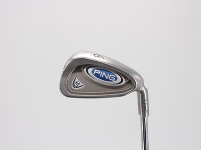 Ping i5 Single Iron 6 Iron Stock Steel Shaft Steel Stiff Right Handed Green Dot 37.5in