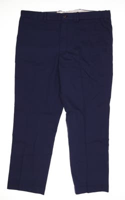 New Mens Polo Golf Ralph Lauren Tailored-Fit Flat-Front Stretch Chino Pants 38 x30 Navy Blue MSRP $99