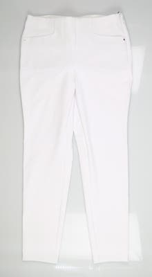 New Womens Ralph Lauren RLX Eagle Pants 8 White MSRP $158