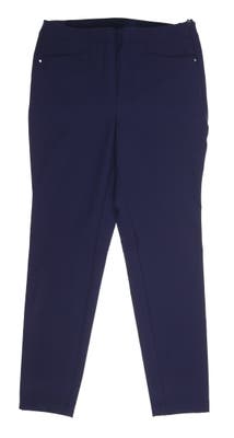 New Womens Ralph Lauren RLX Golf Pants 10 Navy Blue MSRP $168